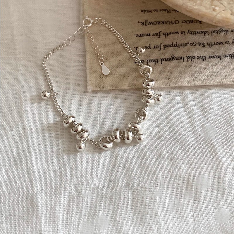 Small Fresh Korean Style All-Match Design Sense Circle Bracelet Women'S Light Luxury Simple Exquisite Niche High-End New Bracelet - Image 5